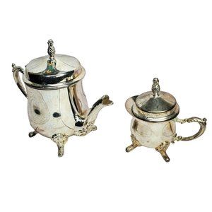 Silver Plated International Silver Company Tea Accessory Set